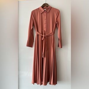 Davi&Dani Dusty Coral Midi Dress, M.